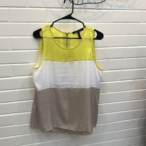 BCBGmaxazria colorblock sleeveless top